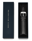 Daniel Wellington Tapered Sheffield Strap Silver