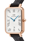 Daniel Wellington Quadro Roman Numerals Date Sheffield Rose Gold