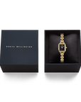 Daniel Wellington Quadro Mini Arch 3-link Onyx Sunray Gold