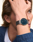 Daniel Wellington Classic Piano Link Arctic Silver Watch
