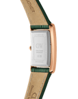 Daniel Wellington Bound 32x22 Green Croc Leather RG Emerald Sunray Watch