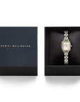 Daniel Wellington Quadro Mini Arch 3-Link Two Tone Gold