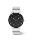 Daniel Wellington Classic Piano Link Onyx Silver Watch