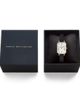 Daniel Wellington Quadro Roman Numerals Date Sheffield Rose Gold