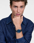 Daniel Wellington Iconic Paradigma Link Blue Enamel Watch