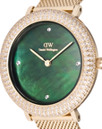 Daniel Wellington Crystalline Bezel Evergold Green Watch