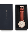 Daniel Wellington Classic Day Display St Mawes Rose Gold Champagne Watch