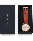 Daniel Wellington Classic Day Display St Mawes Rose Gold Champagne Watch