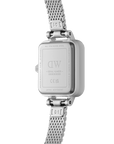 Daniel Wellington Quadro Mini Bezel Lumine 15x18 Sterling S White Watch