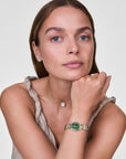 Daniel Wellington Ophelia Mini Emerald Gold Watch