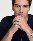 Daniel Wellington Marlon Sterling Linen Watch