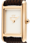 Daniel Wellington Bound Mini Dark Brown Lizard Rose Gold