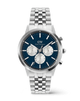 Daniel Wellington Iconic Chronograph Arch 5-Link Arctic Panda Silver