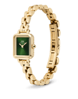 Daniel Wellington Quadro Mini Arch 3-link Emerald Sunray Gold