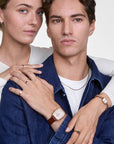 Daniel Wellington Marlon St Mawes Linen Rose Gold Watch