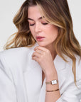 Daniel Wellington Quadro Melrose Roman Numerals Date