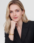 Daniel Wellington Arch Cuff Gold 6mm