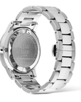 Daniel Wellington Iconic GMT Link Black Blue Ceramic Bezel Silver