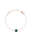 Daniel Wellington Audrey Bracelet Malachite Rose Gold