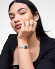 Daniel Wellington Quadro Mini Arch 3-link Arctic Sunray Silver