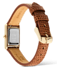 Daniel Wellington Bound Mini Light Brown Lizard Gold