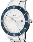 Daniel Wellington Iconic Paradigma Link Blue Bezel Watch