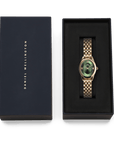 Daniel Wellington Ophelia Mini Emerald Gold Watch