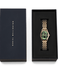 Daniel Wellington Ophelia Mini Emerald Gold Watch