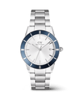 Daniel Wellington Iconic Paradigma Link Blue Bezel Watch