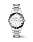 Daniel Wellington Iconic Paradigma Link Blue Bezel Watch