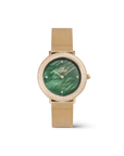 Daniel Wellington Crystalline Bezel Evergold Green Watch