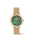 Daniel Wellington Crystalline Bezel Evergold Green Watch