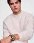 Daniel Wellington Ellipse Cuban Chain Bracelet Gold