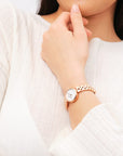Daniel Wellington Elan Jewellery Watch 22 RG White Watch