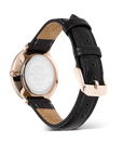 Daniel Wellington Crystalline Bezel Black Croc Rose Gold Watch