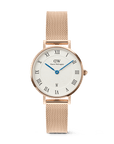 Daniel Wellington Petite Roman Numerals Date Rose Gold