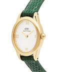 Daniel Wellington Ophelia Mini Green Lizard White Guilloché Gold