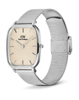 Daniel Wellington Marlon Wire Linen Silver Watch