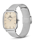 Daniel Wellington Marlon Wire Linen Silver Watch