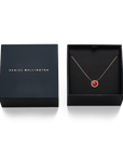 Daniel Wellington Audrey Necklace Red Agathe Rose Gold