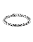 Daniel Wellington Ellipse Cuban Chain Bracelet Silver