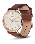 Daniel Wellington Classic Day Display St Mawes Rose Gold Champagne Watch
