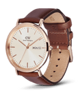 Daniel Wellington Classic Day Display St Mawes Rose Gold Champagne Watch