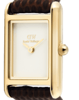 Daniel Wellington Bound Mini Dark Brown Lizard Gold