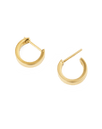 Daniel Wellington Line Earrings Polished Gold 3.5mm