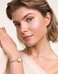 Daniel Wellington Petite Mini Champagne Melrose Watch 19mm