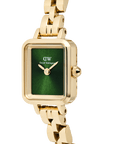 Daniel Wellington Quadro Mini Arch 3-link Emerald Sunray Gold