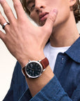 Daniel Wellington Iconic St Mawes Automatic Silver Watch
