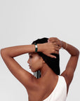 Daniel Wellington Bound Mini Green Lizard Gold