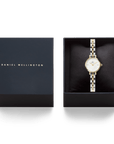 Daniel Wellington Petite Mini Arch 3-Link Two Tone Gold